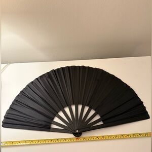 Elegant Black Folding Fan